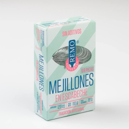 Mejillones en escabeche (7/10) 115 g