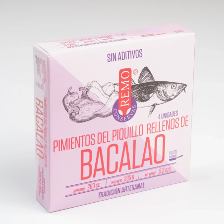 Pimientos del Piquillo rellenos de Bacalao 265 g