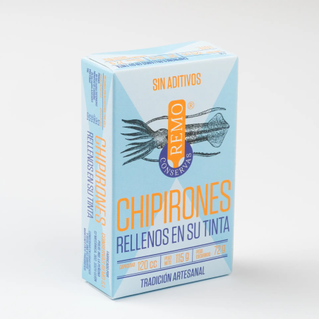Chipirones rellenos en su tinta 115 g