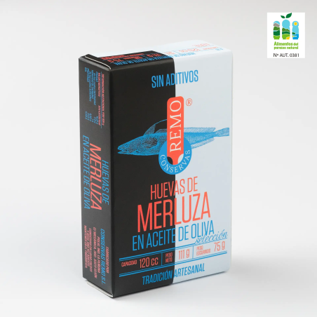 Huevas de Merluza en aceite de oliva 115 g