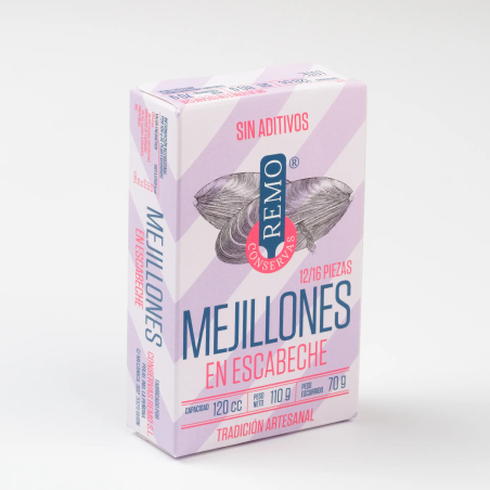 Mejillones en escabeche (12/16) 115 g