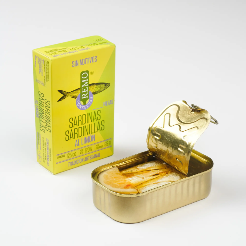 Sardinhas com limão em azeite 120 g