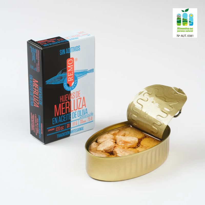 Huevas de Merluza en aceite de oliva 115 g