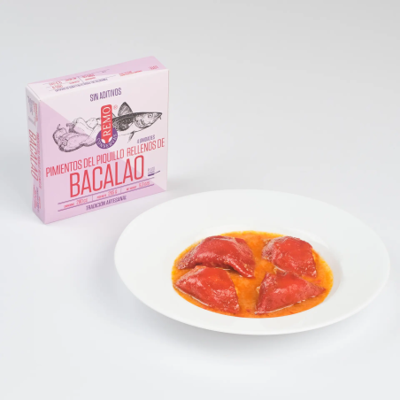 Pimientos del Piquillo rellenos de Bacalao 265 g