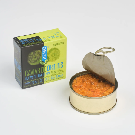 Caviar de ouriço-do-mar (ouriço-do-mar) natural 65 g