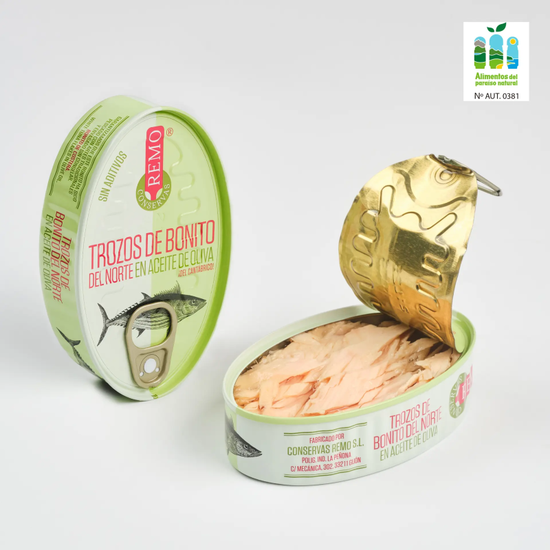 Trozos de Bonito del Norte en aceite de oliva 111 g
