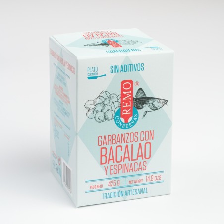 Garbanzos con Bacalao y Espinacas 425 g
