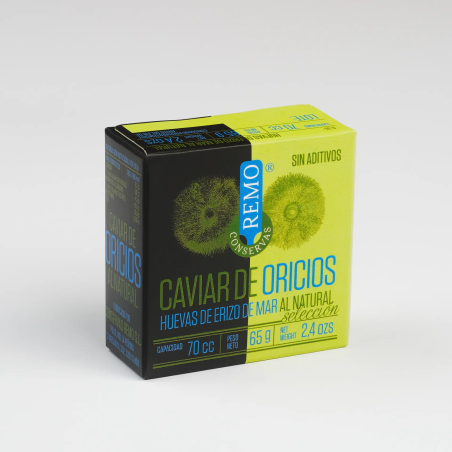 Caviar de ouriço-do-mar (ouriço-do-mar) natural 65 g