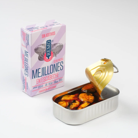 Mejillones en escabeche (12/16) 115 g