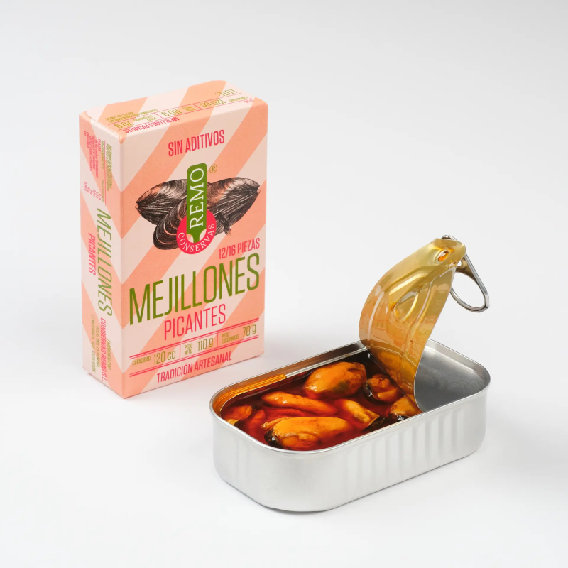 Mejillones Picantes (12/16) 115 g